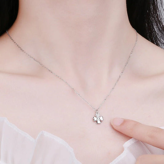 925 Sterling Silver Clavicle Necklace