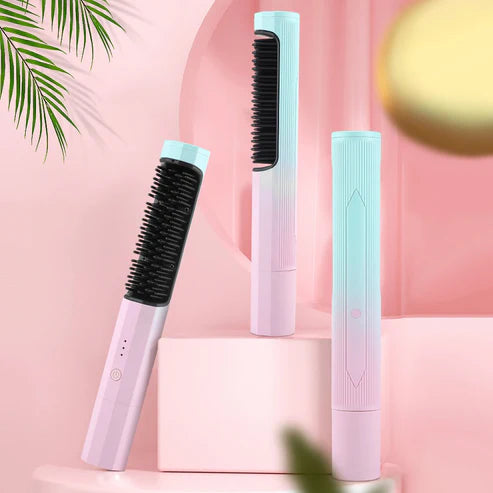 Straightening Comb Rechargeable Hair Wireless